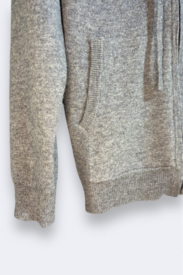 Cashmere Zip Hoodie Grey - Bild 5